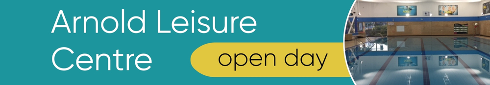 Arnold Leisure Centre webpage banner